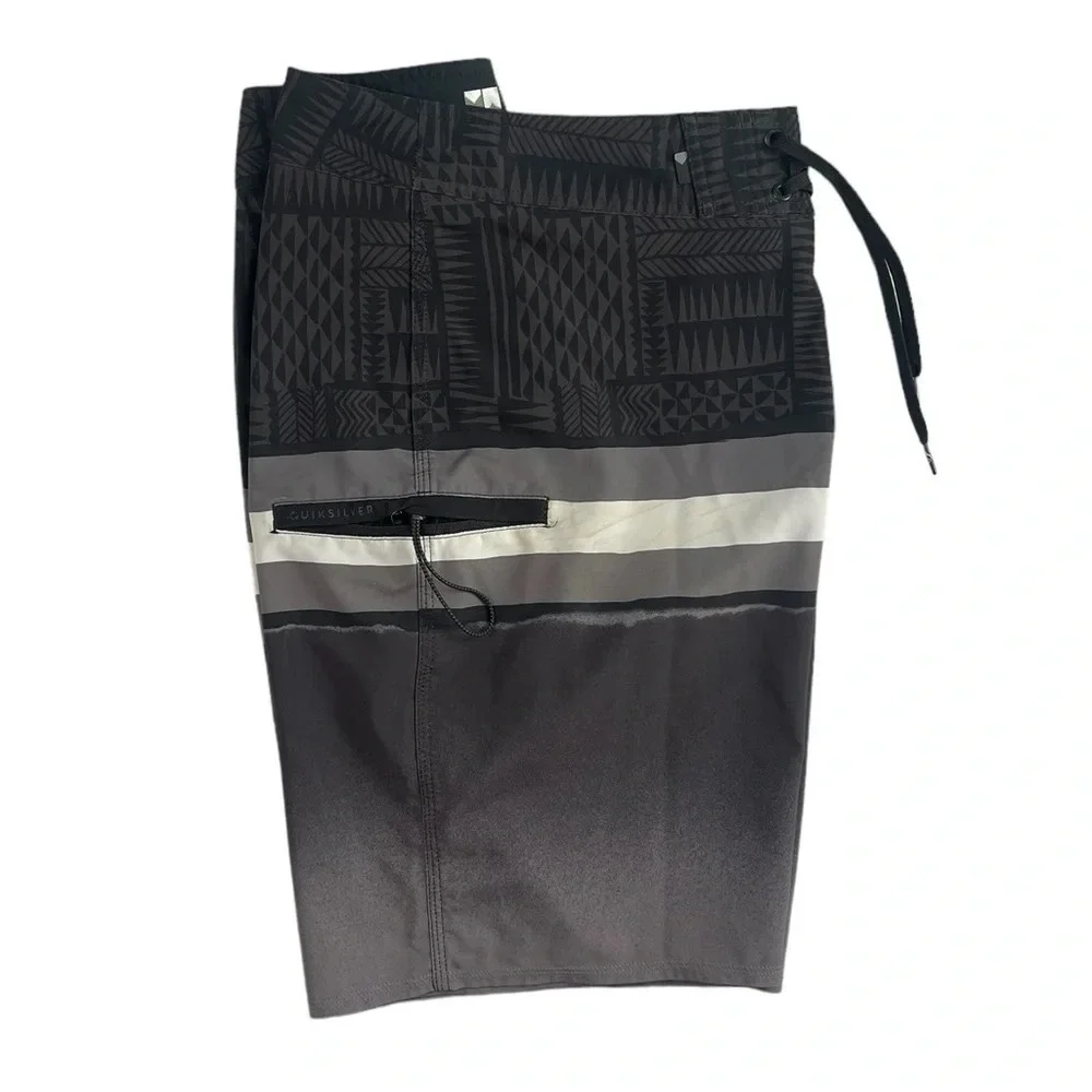 SH646 Men’s Quicksilver Dry Flight Repellent Hawaii Surfer Board Shorts 34